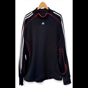 Mns Adidas Black/Red ClimaCool Long Sleeve XL Predatory Goalkeeper Soccer Jersey